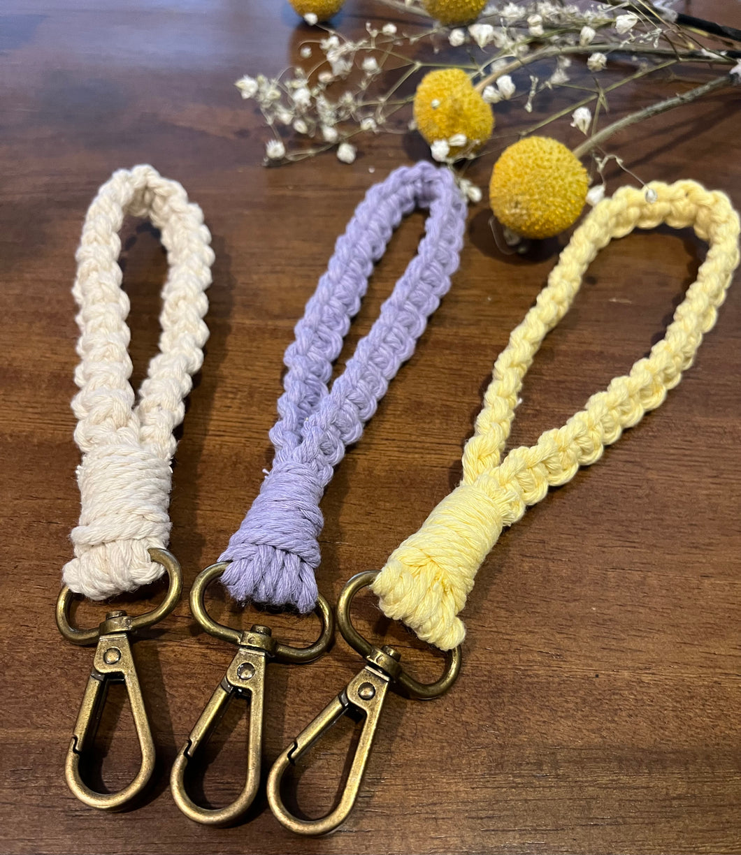 Crochet Wristlet Keychain