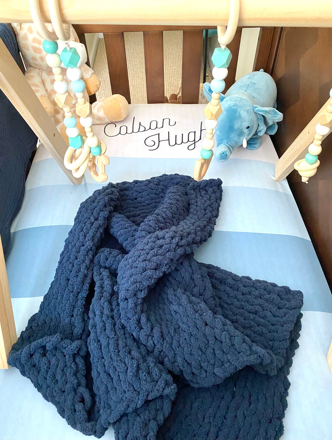 The Chunky Knit Baby Blanket